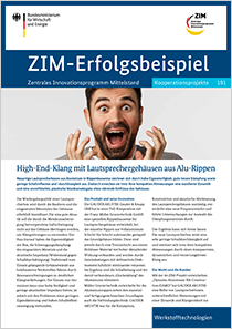 Cover der Publikation: ZIM-Erfolgsbeispiel 191