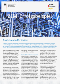 Cover der Publikation: ZIM-Erfolgsbeispiel 226