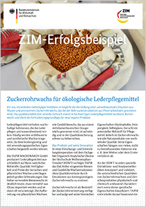 Cover der Publikation: ZIM-Erfolgsbeispiel 229